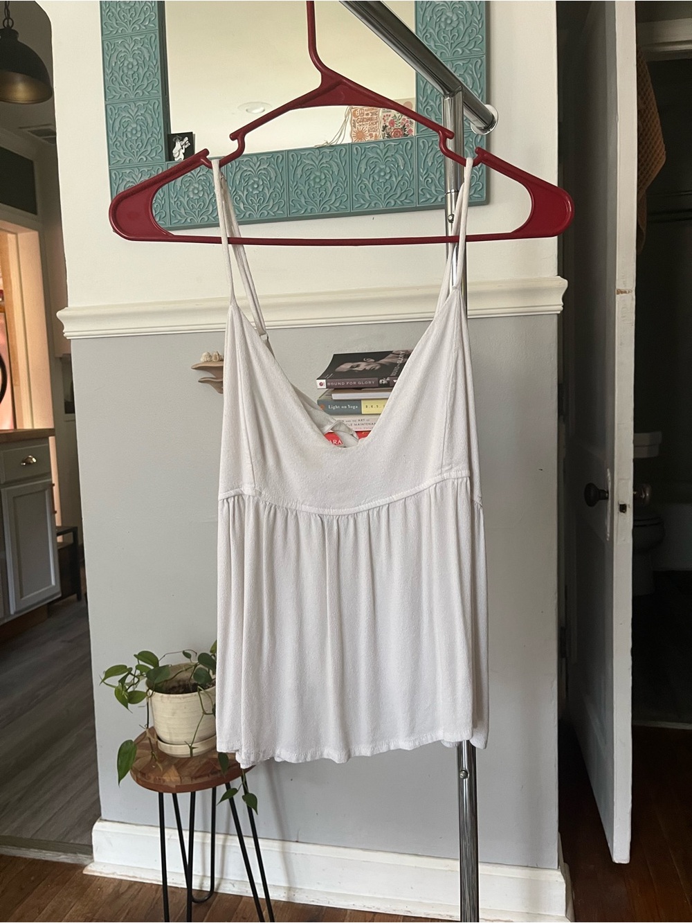 Brandy Melville White Spaghetti Strap Cami